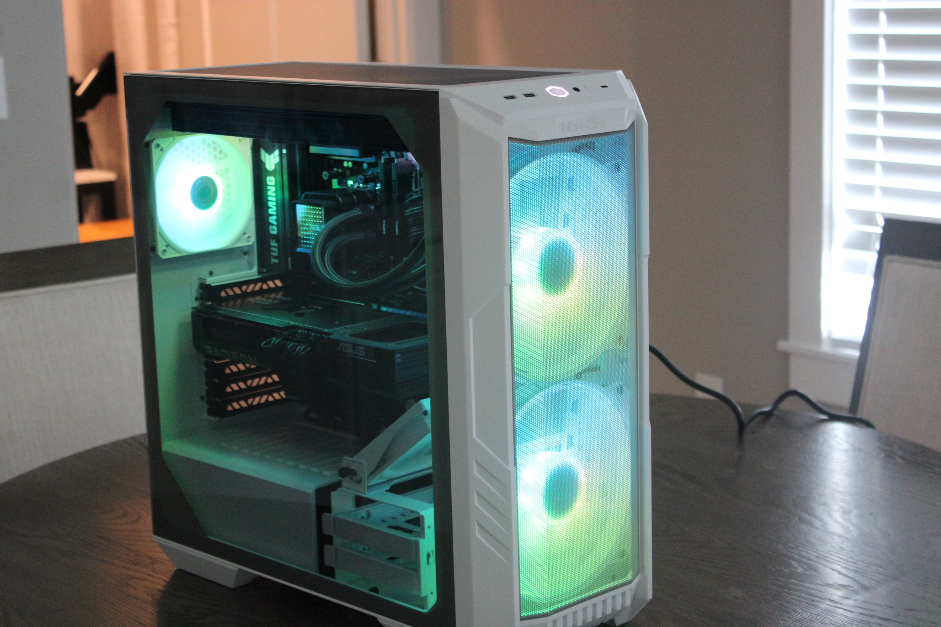 A photo of my custom PC builds